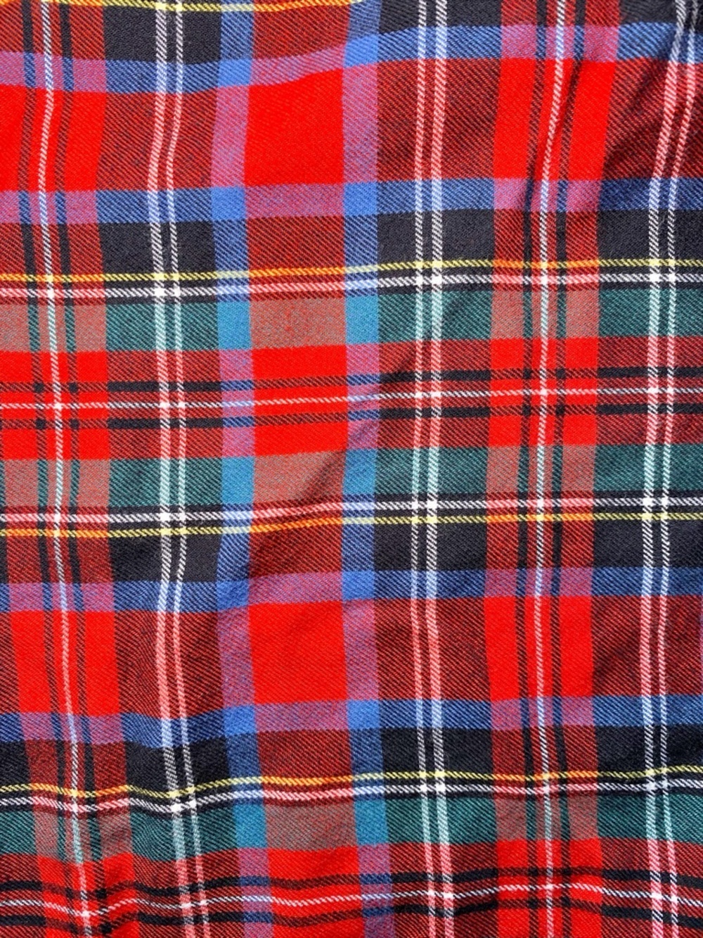 Sweater Loft Vintage Red Tartan Plaid Cotton Midi Skirt - Picture 13 of 13